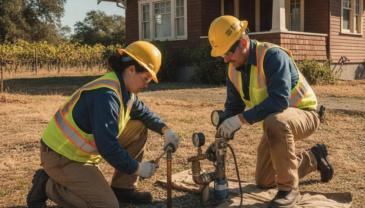 Plumbing repair service in Santa Rosa, CA for leaks, clogs, and pipe fixes