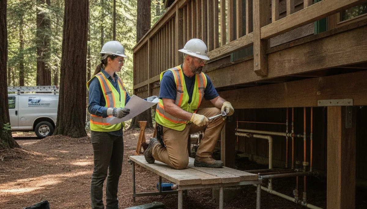 Plumbing repair service in Santa Rosa, CA for leaks, clogs, and pipe repairs