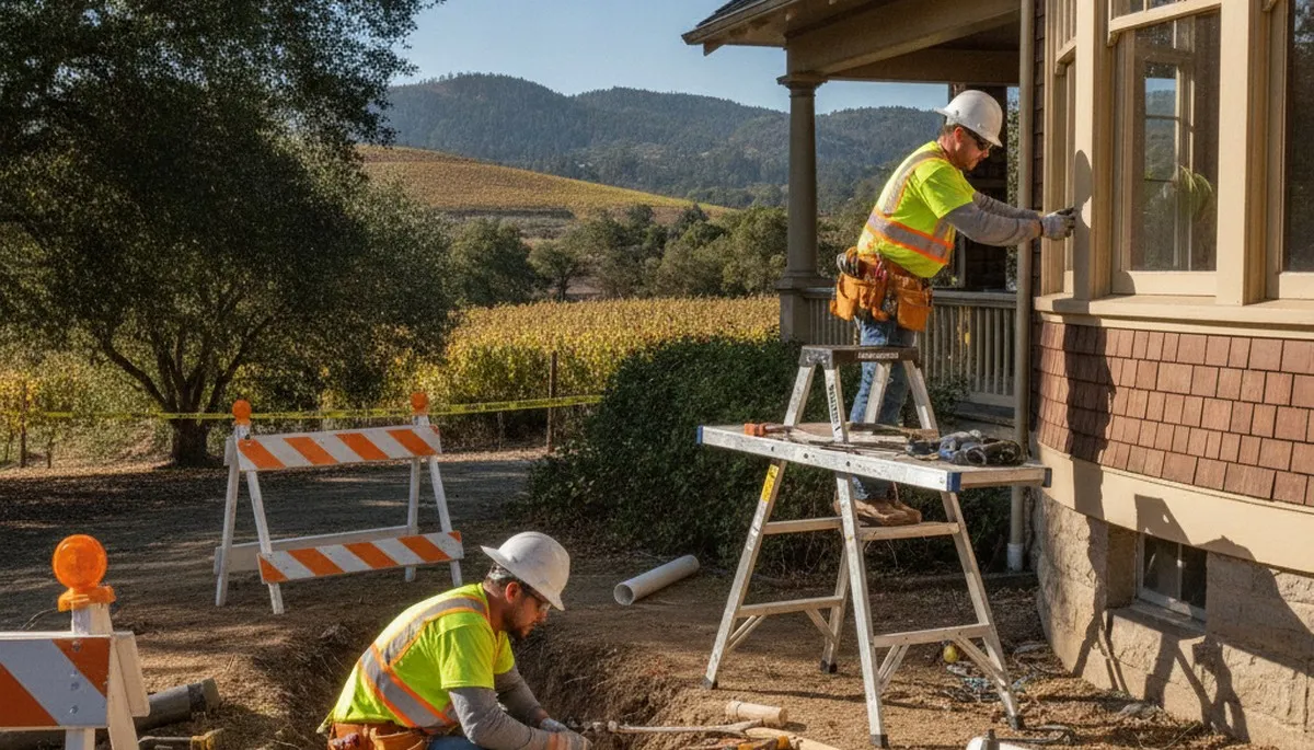 Plumbing repair team serving Santa Rosa, CA for leaks, drain clogs, and emergency plumbing service