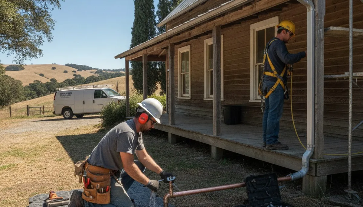 Plumbing repair service in Santa Rosa, CA for residential and commercial plumbing issues