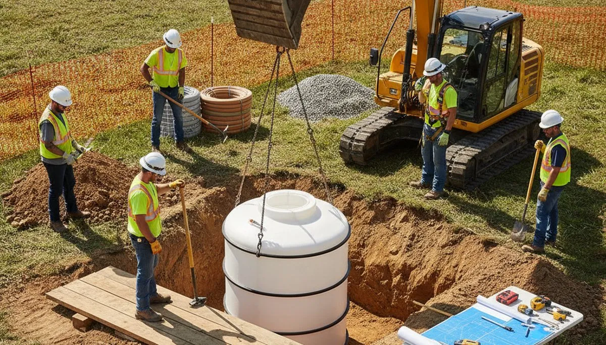 Septic tank installation for Santa Rosa, CA homes by On Call Plumbers